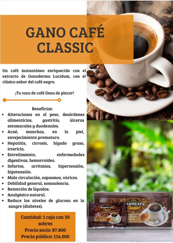 GanoCafé Clasico Energizante.
